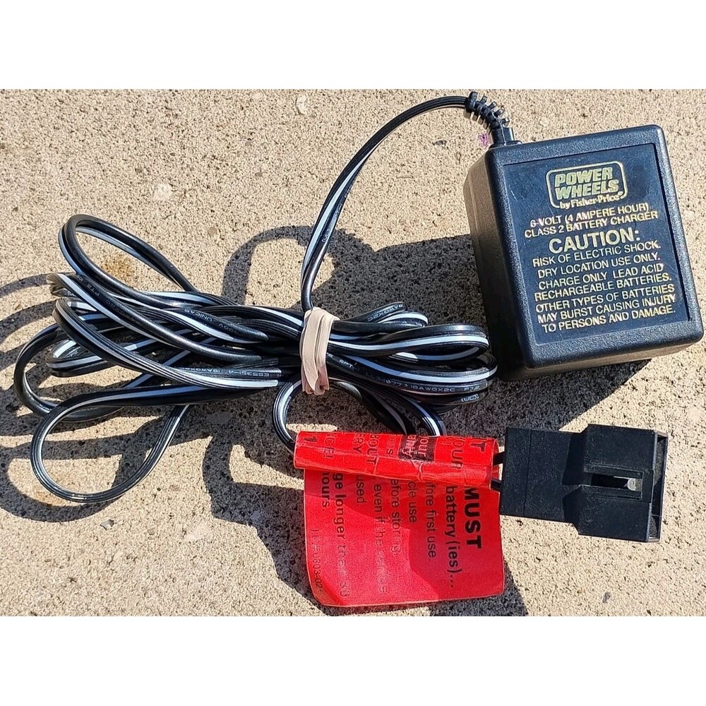 Original Power Wheels 6 VOLT DC 00801-0976 Battery 6V Charger Model 040135 TOYS